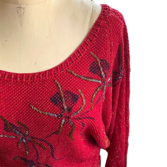 Vintage handmade knit maxi tube 'bird' dress with sparkle - Picture 16 of 16